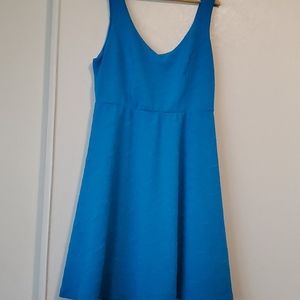 Fun turquoise dress,  midi,  torrid,  size 1